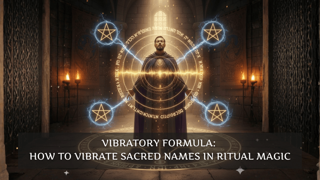 VIBRATORY FORMULA HOW TO VIBRATE SACRED NAMES IN RITUAL MAGIC