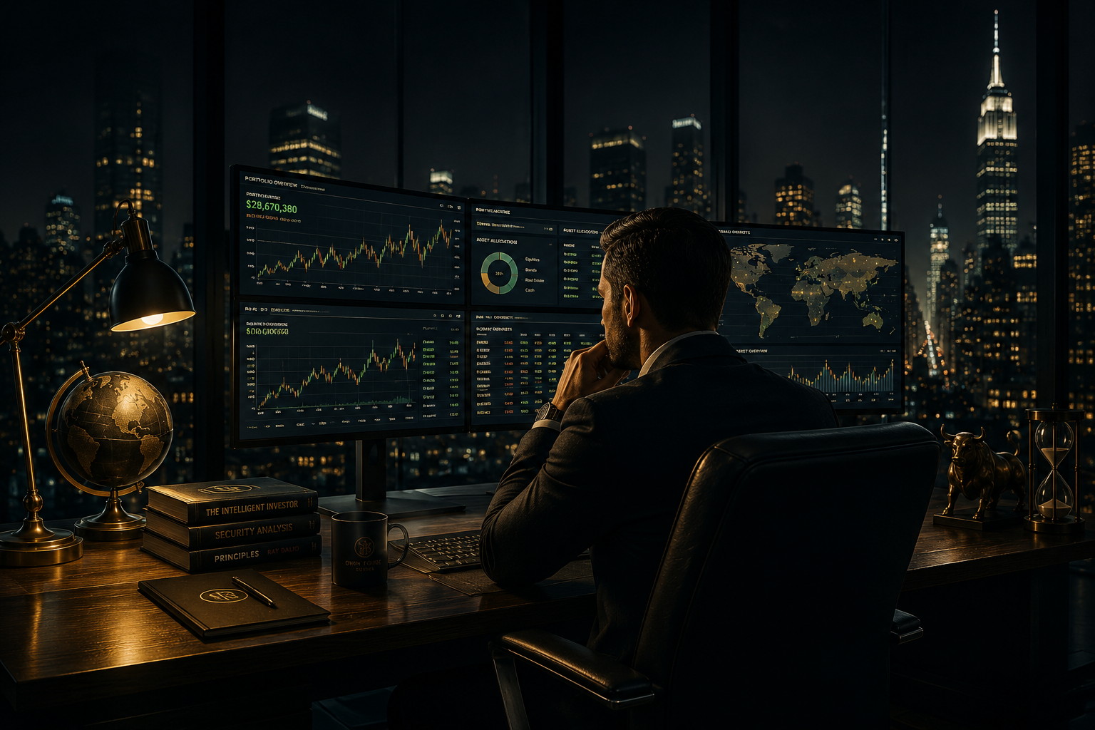 Corporate Luxury In The Citys Glow