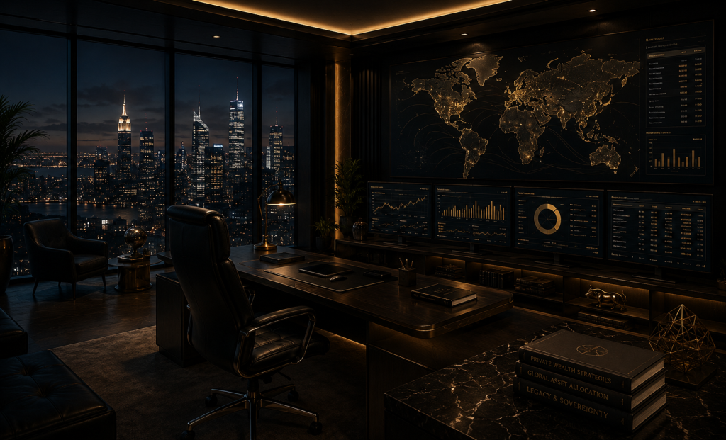Luxurious Executive Office With City View